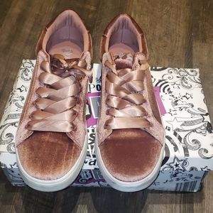 Blush sneakers
